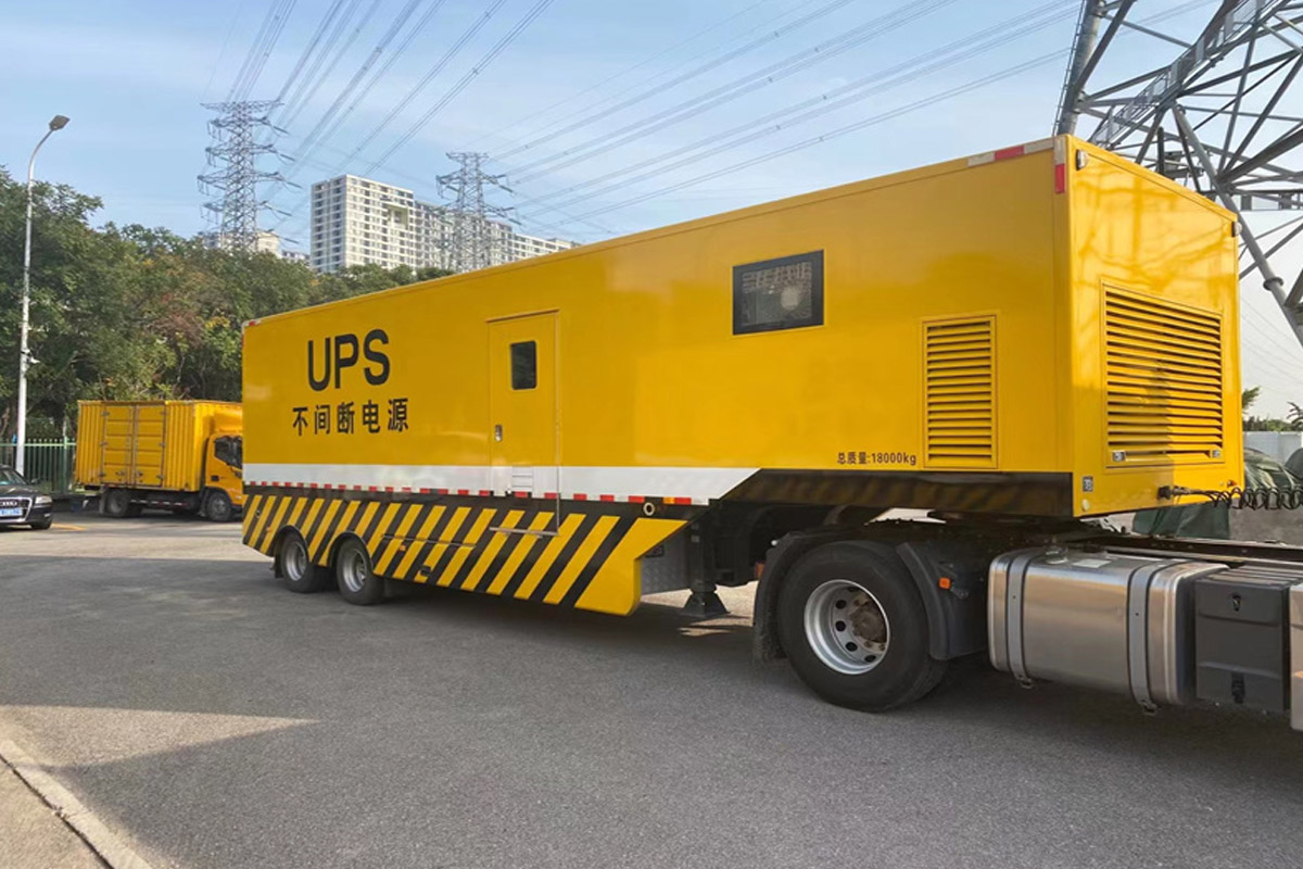 峰峰矿发电机租赁施工现场